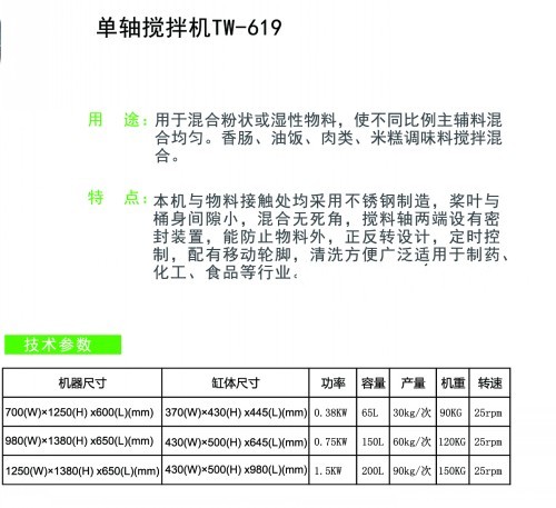 單軸攪拌機